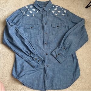 Mossimo Denim Button Up